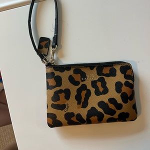 cheetah coach wallet